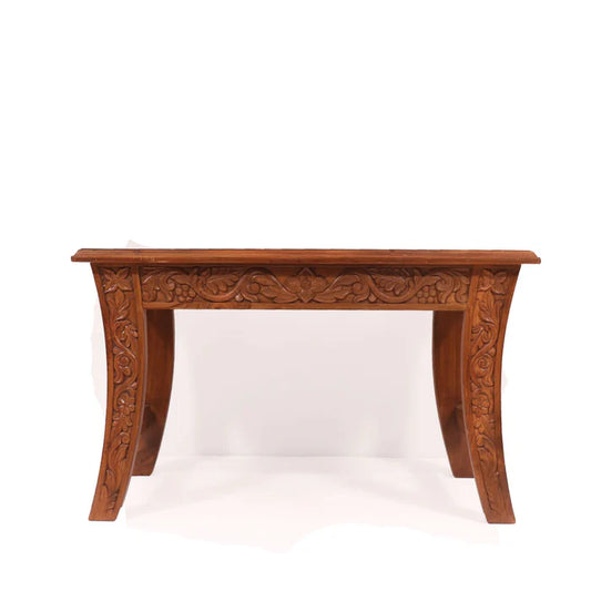 Versatile Classic Carving Border Wooden Coffee Table