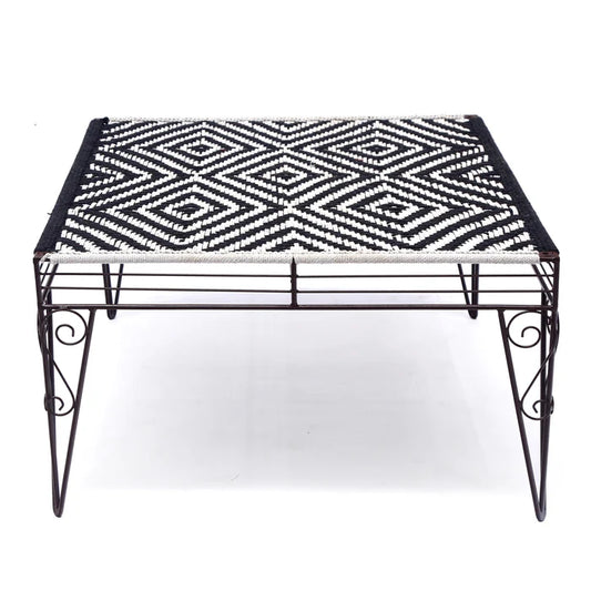 Woven Metallic Coffee Table