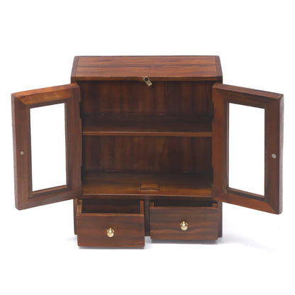 Double compartment with 2 Drawer Compact Cabinet