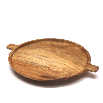 Pizza Wooden Tray - Large (18 x 18 x 1 Inch)