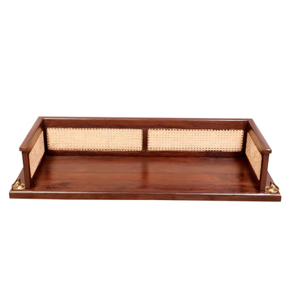 5ft cane wooden jhula for home relaxation