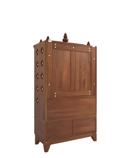 Handmade solid Tulip wood wooden mandir