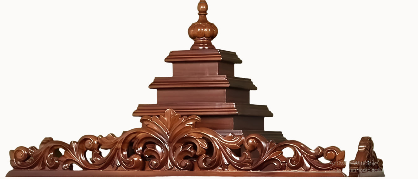 Handmade Wooden Temple for Home | Designer Indian Pooja Mandir