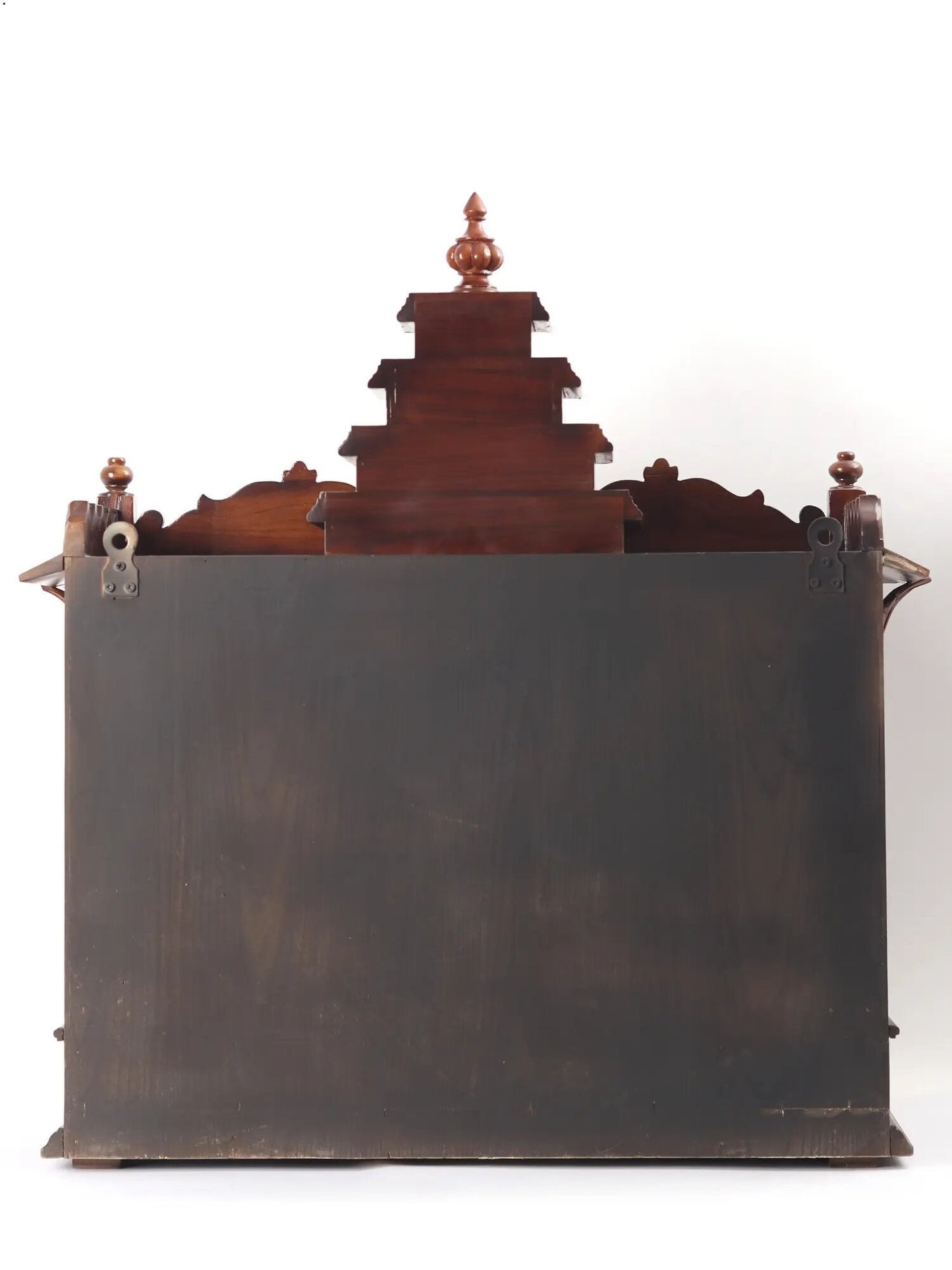 Indian wooden pooja temple with traditional temple design