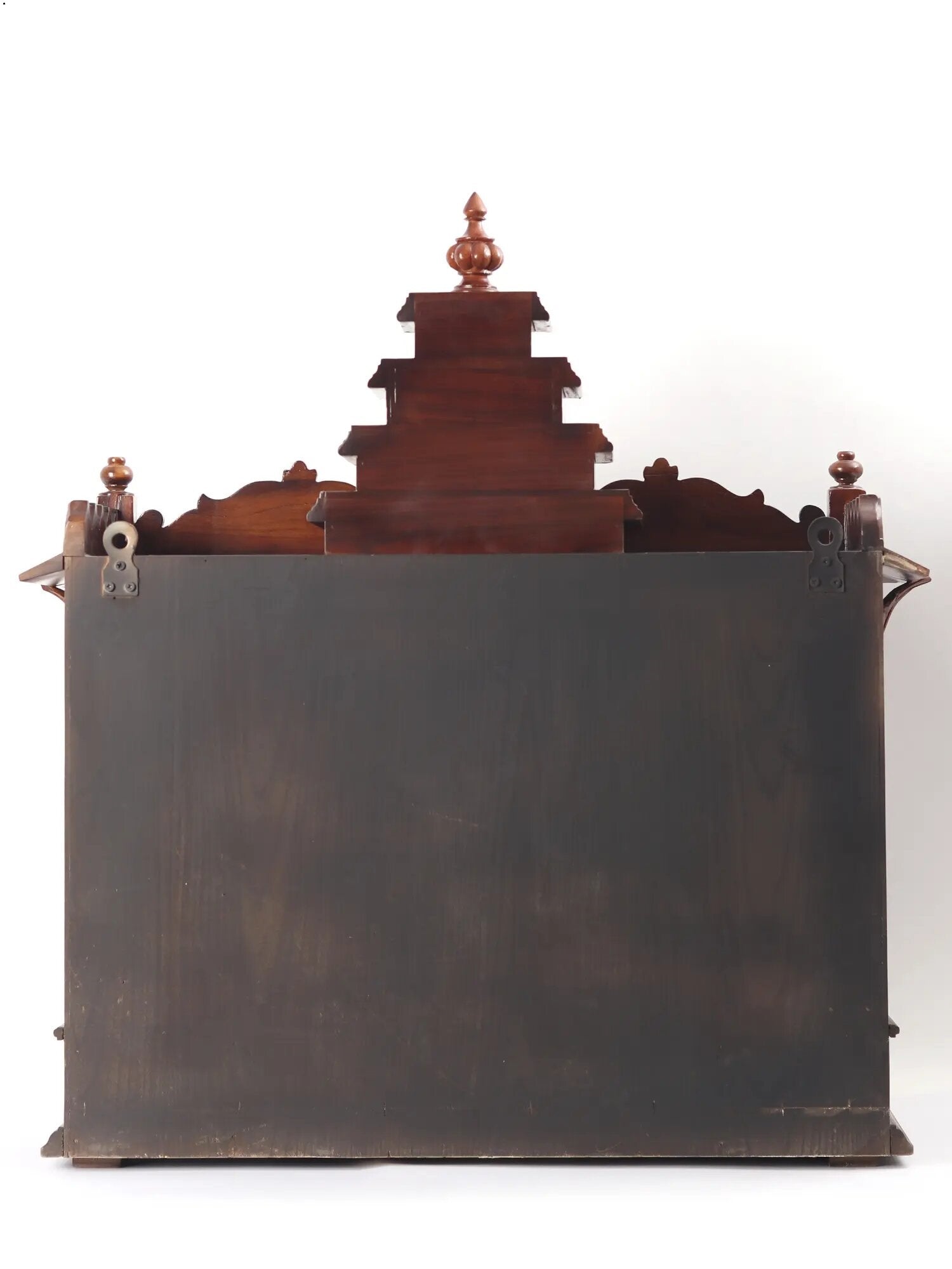 Indian wooden pooja temple with traditional temple design