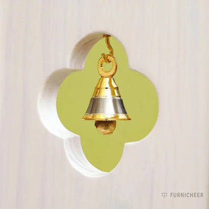 Wall Mount Pooja Unit with Drawer, Pure Brass Knob,