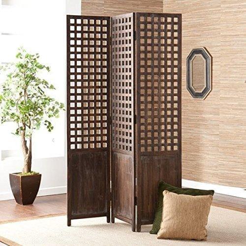 Wooden Handcrafted Partition/Room Divider/Separator for Living Room/Office 3 Panels