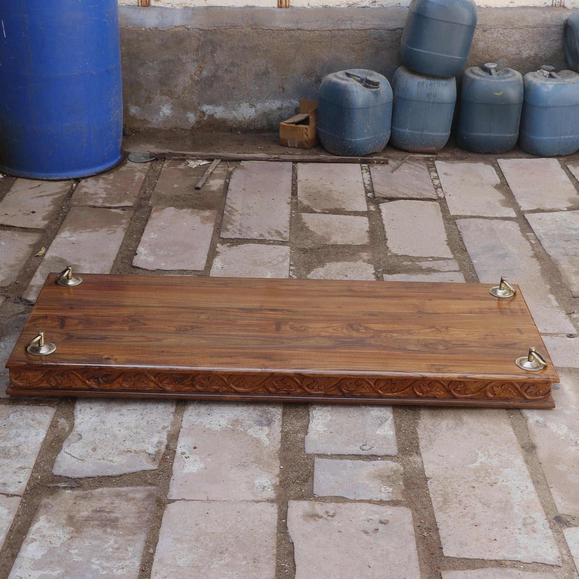 Rustic wooden swing available in Teak or Acacia wood