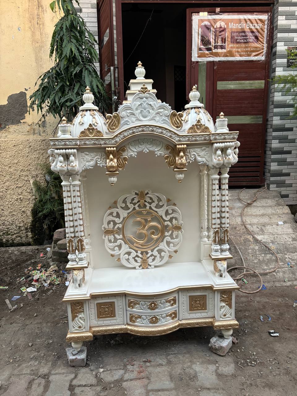 Teak Wood Wooden Temples