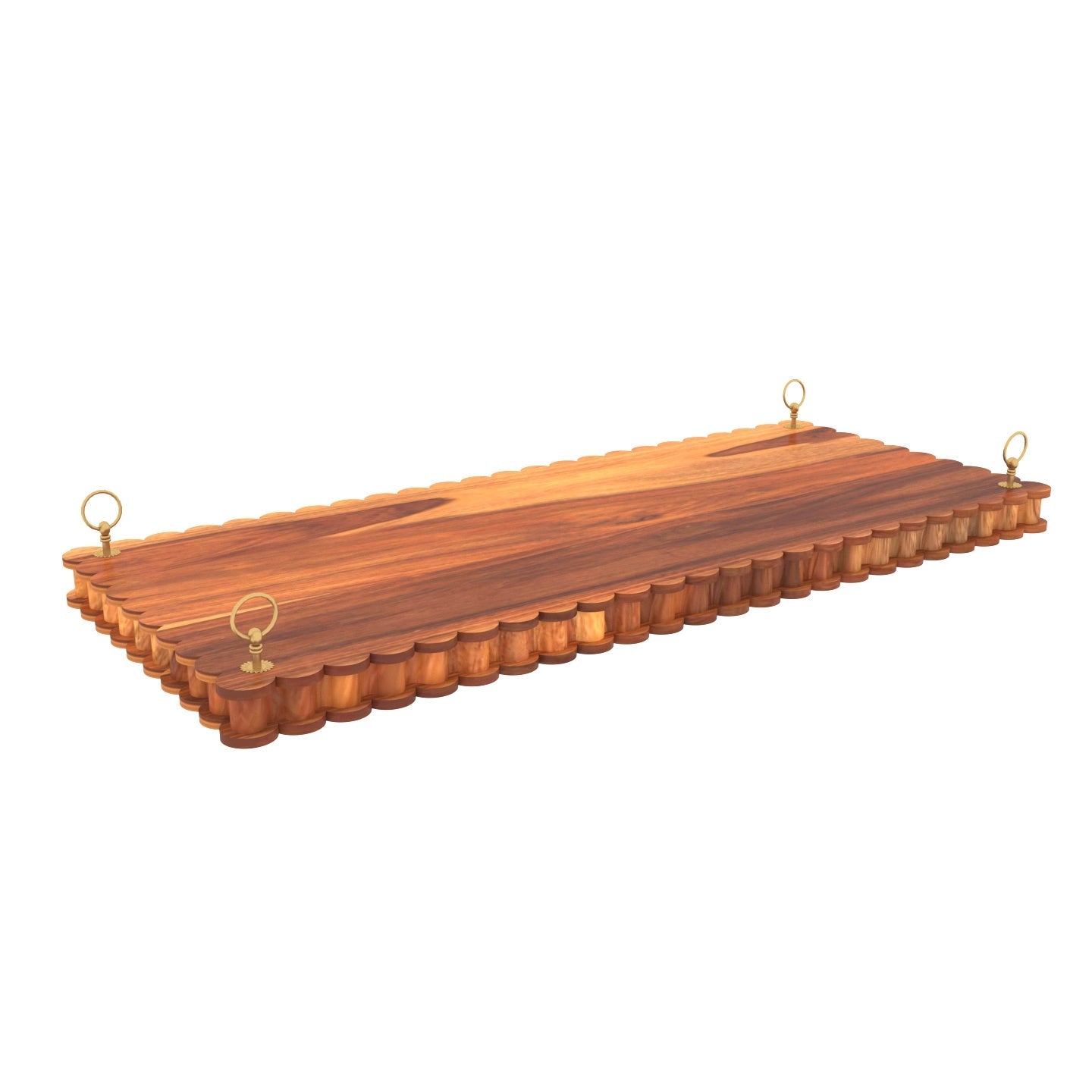Heritage style handmade wooden hanging swing