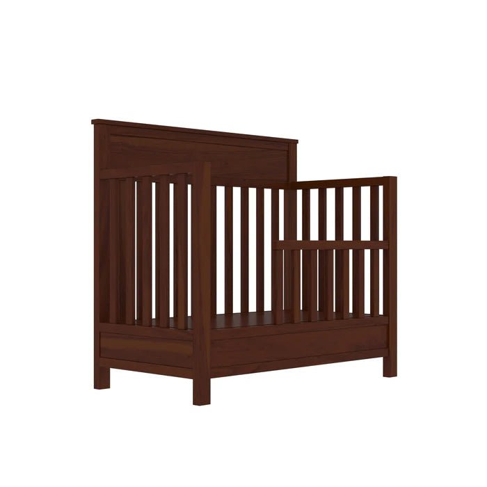 Ready-to-use wooden baby cradle with no assembly required