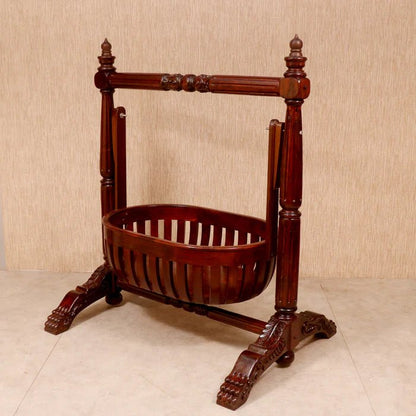Wooden baby crib cradle for nursery and baby room