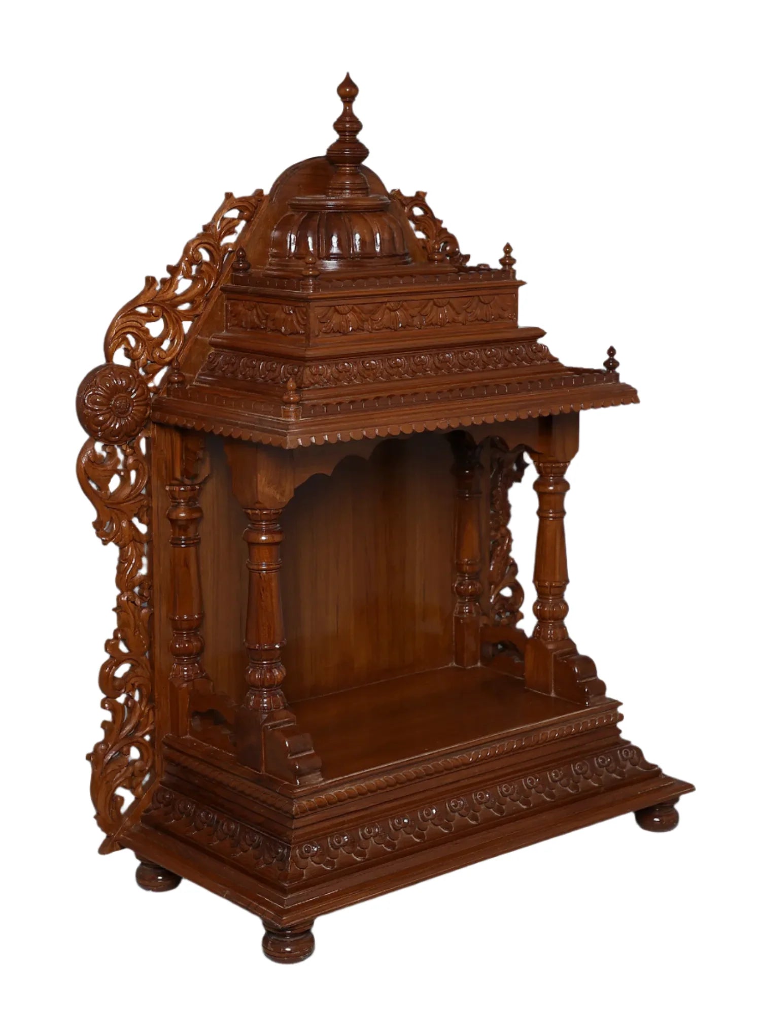 Large wooden home temple made from teak wood