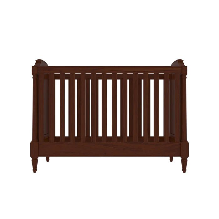 Classic handmade wooden baby cradle for nursery