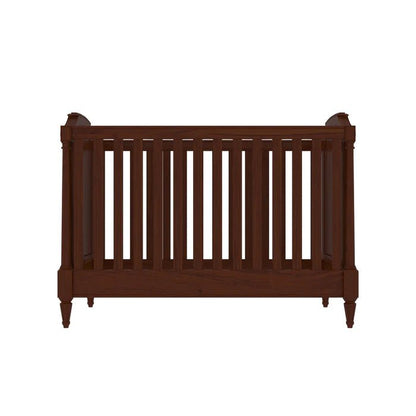 Classic handmade wooden baby cradle for nursery