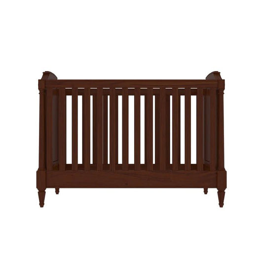 Classic handmade wooden baby cradle for nursery