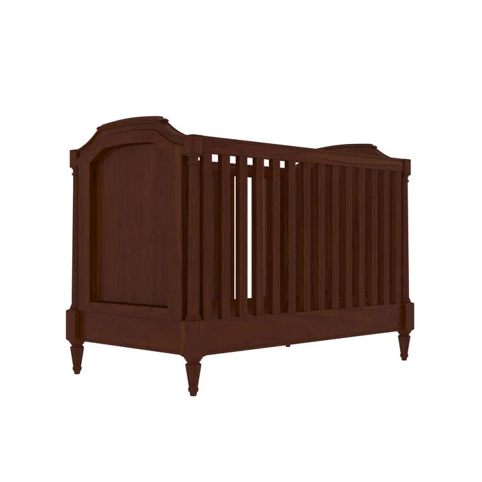 Traditional wooden nursery cradle for baby room