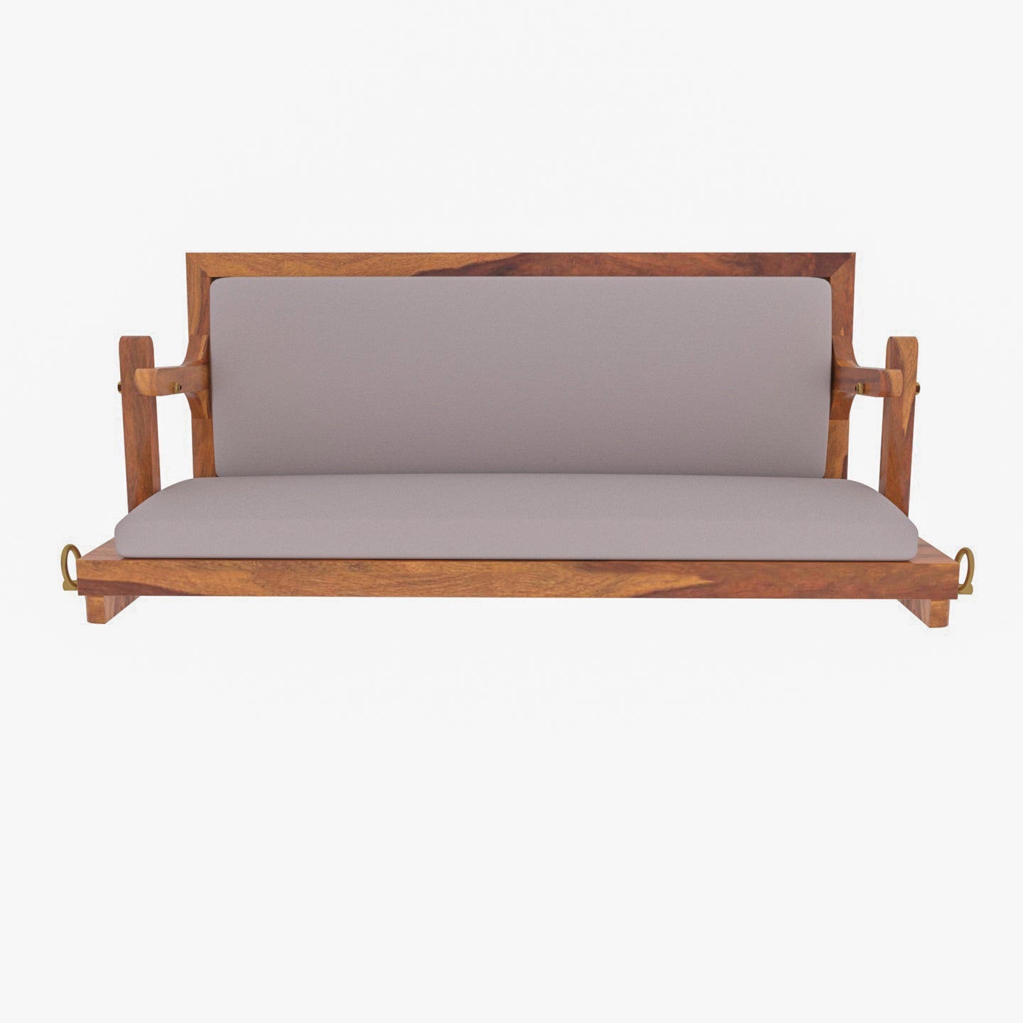 Classic vintage handmade wooden swing from India