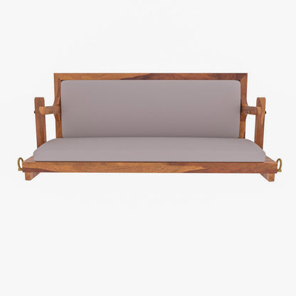 Classic vintage handmade wooden swing from India