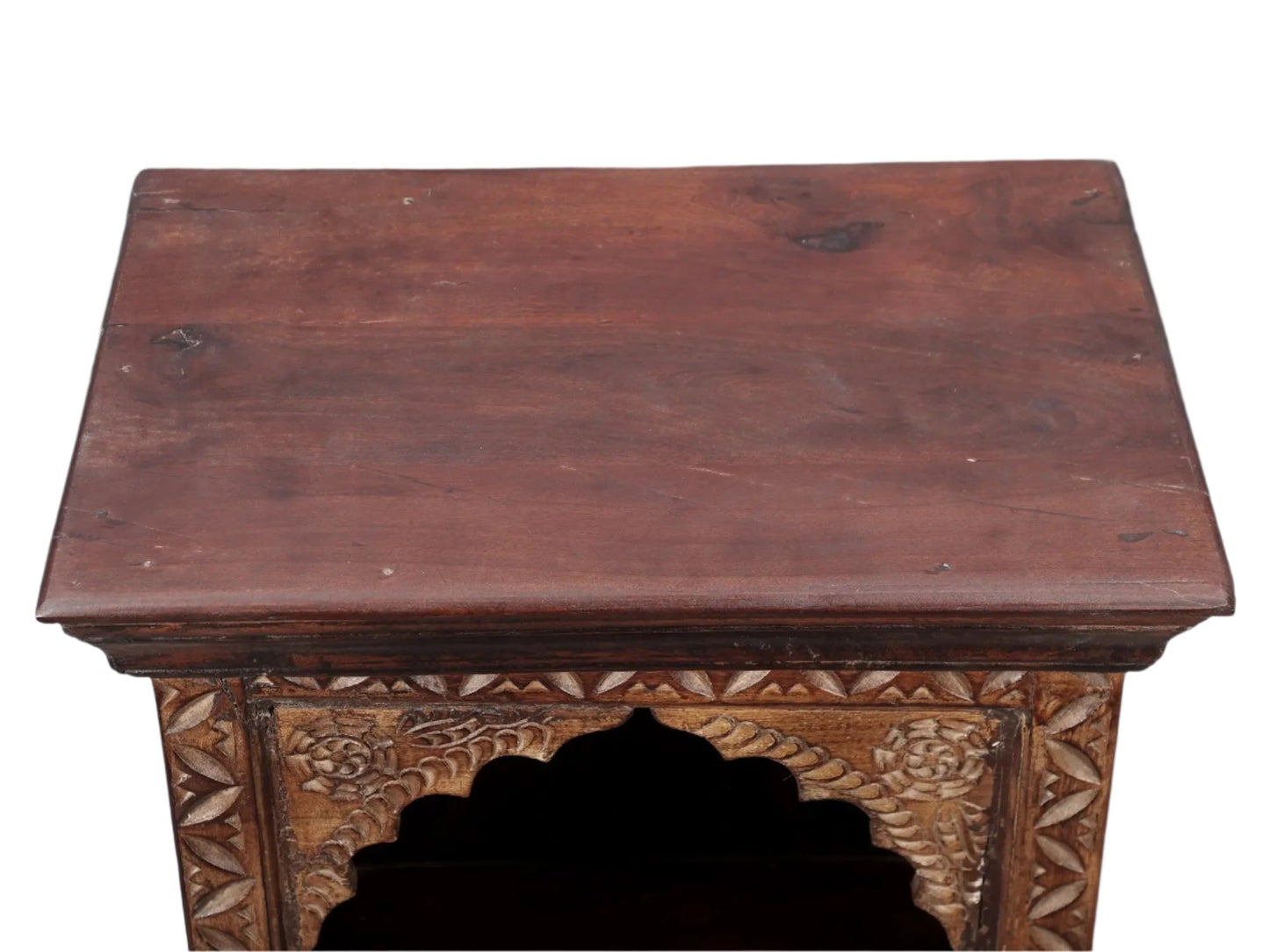 Handmade wooden home temple with spacious prayer altar