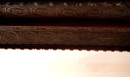 Traditional Indian wooden Jhula with walnut finish