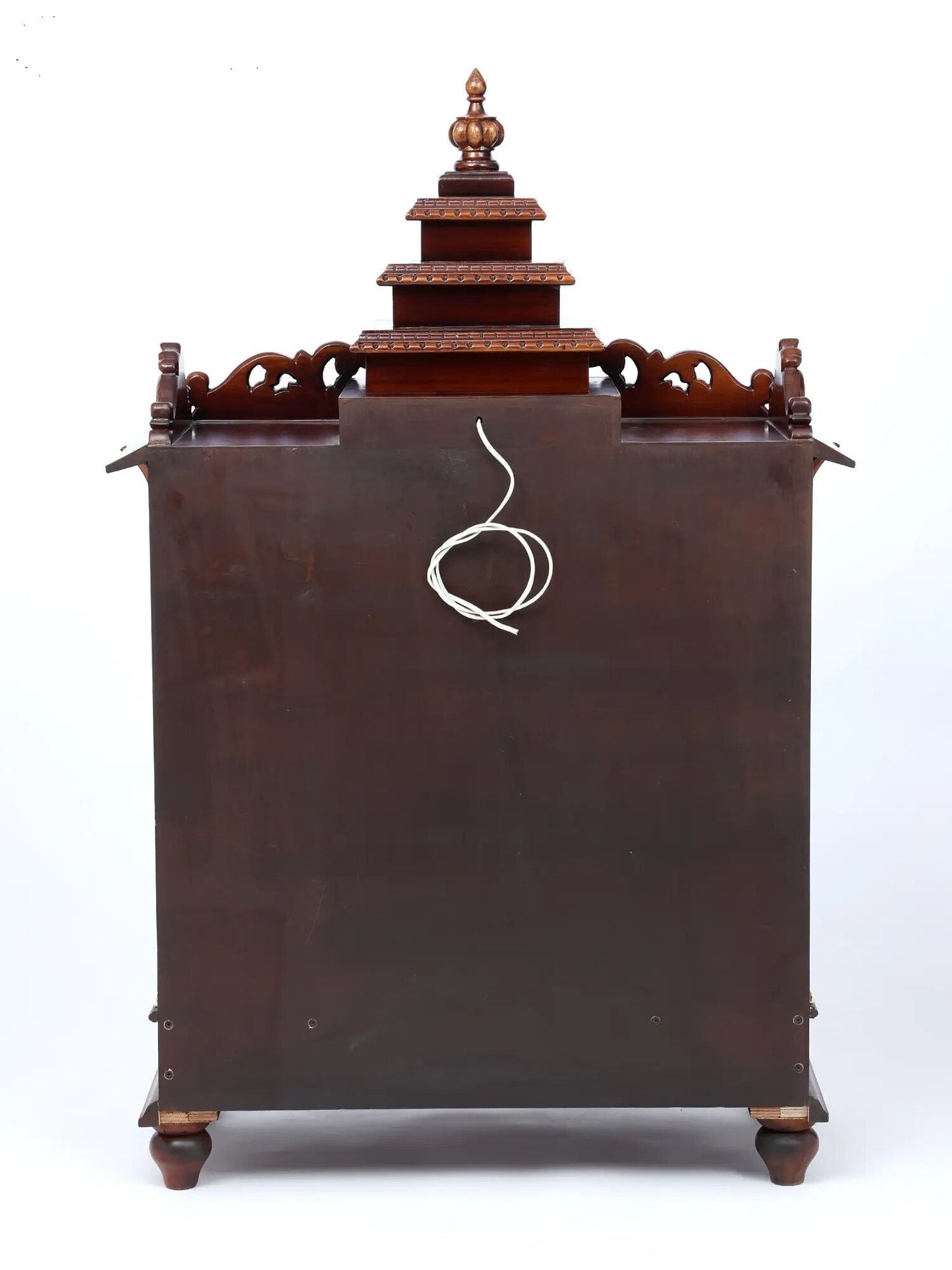 traditional hand carved wooden mandir for home prayer room