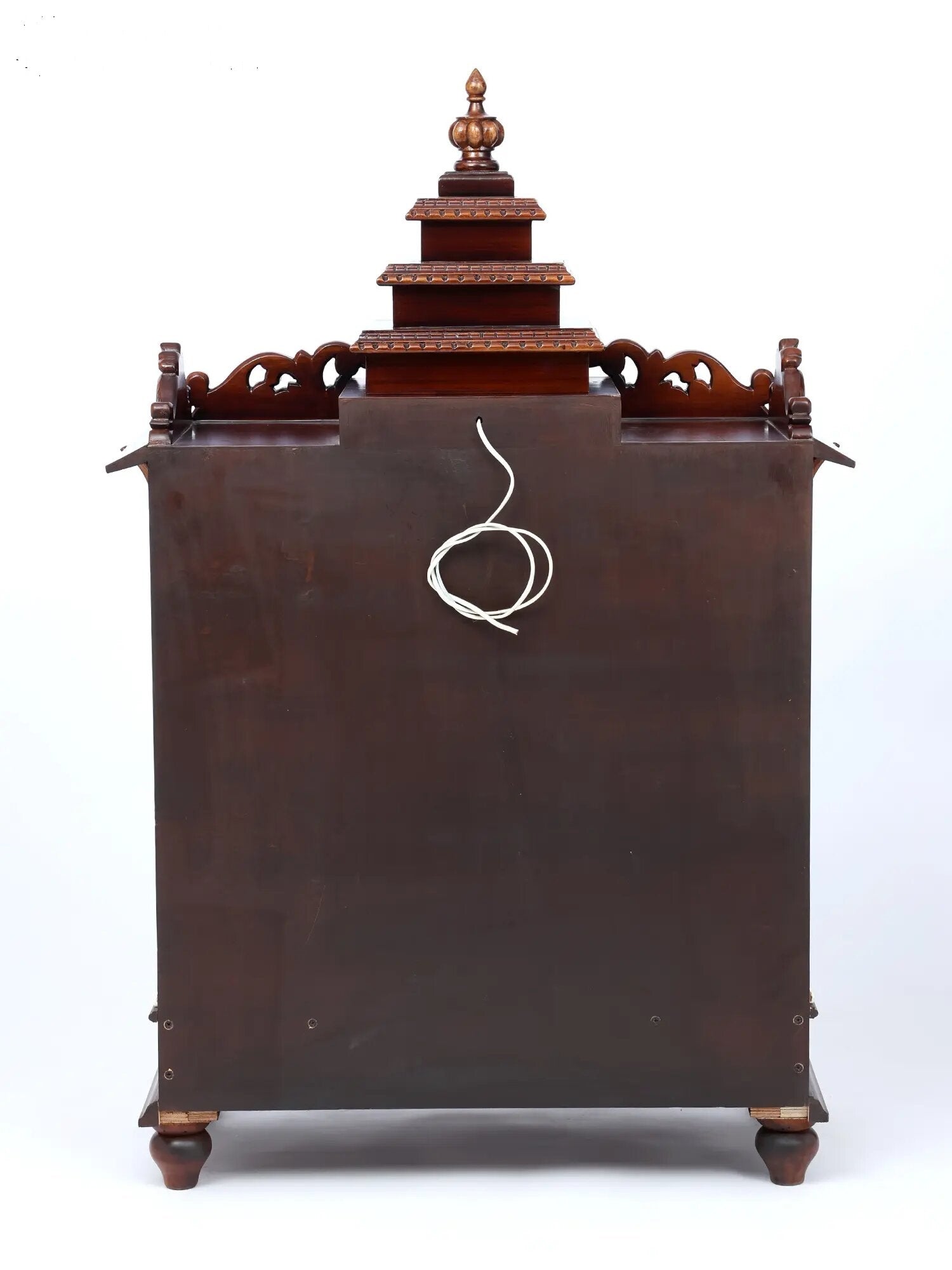 traditional hand carved wooden mandir for home prayer room