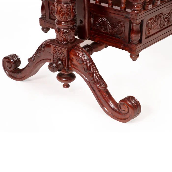 Traditional wooden baby crib cradle for nursery furniture