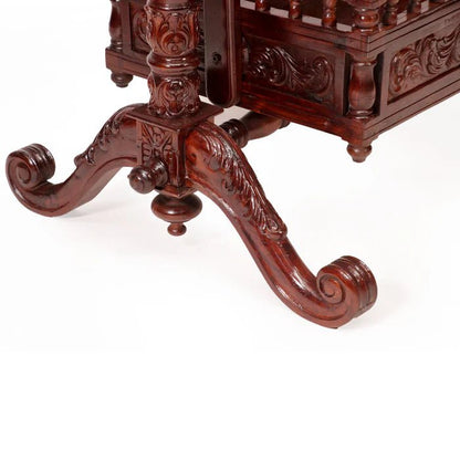 Traditional wooden baby crib cradle for nursery furniture